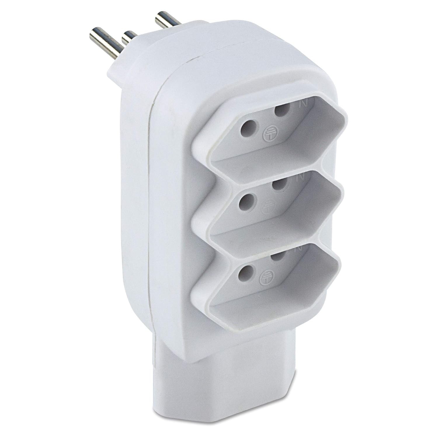 Force Line Pino Multiplo Tripolar 4 Saídas 10A 250V Branco: Mais Conexões, Mais Praticidade!