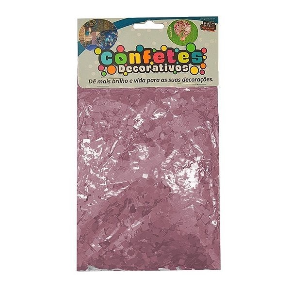 Confete Rosa Claro: Decore Balões e Festas!