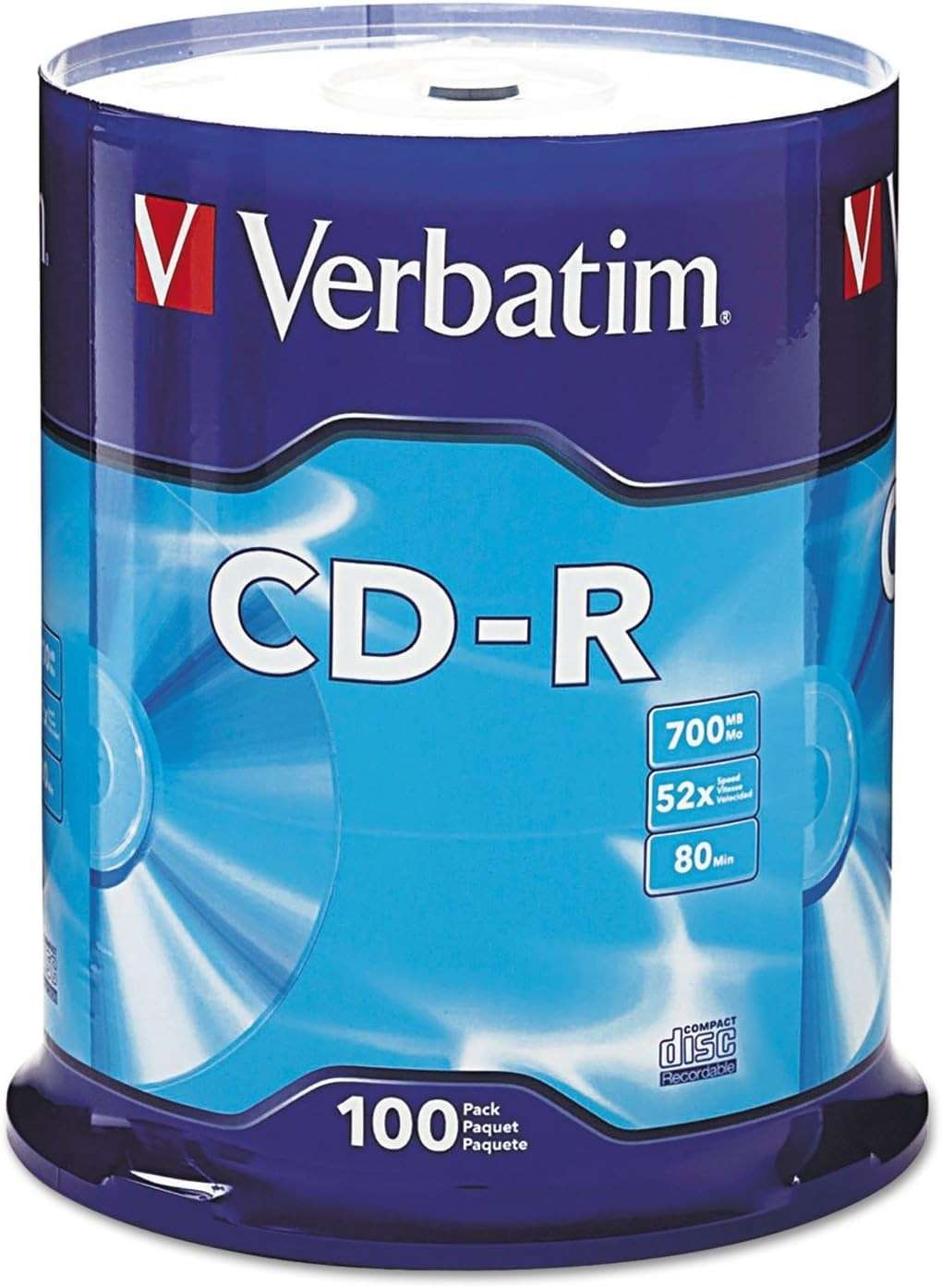 confiavel-discos-700mb-armazenamento-r-cd-azul-a-100-52x-80min-com-pacote-unidades-verbatim-a