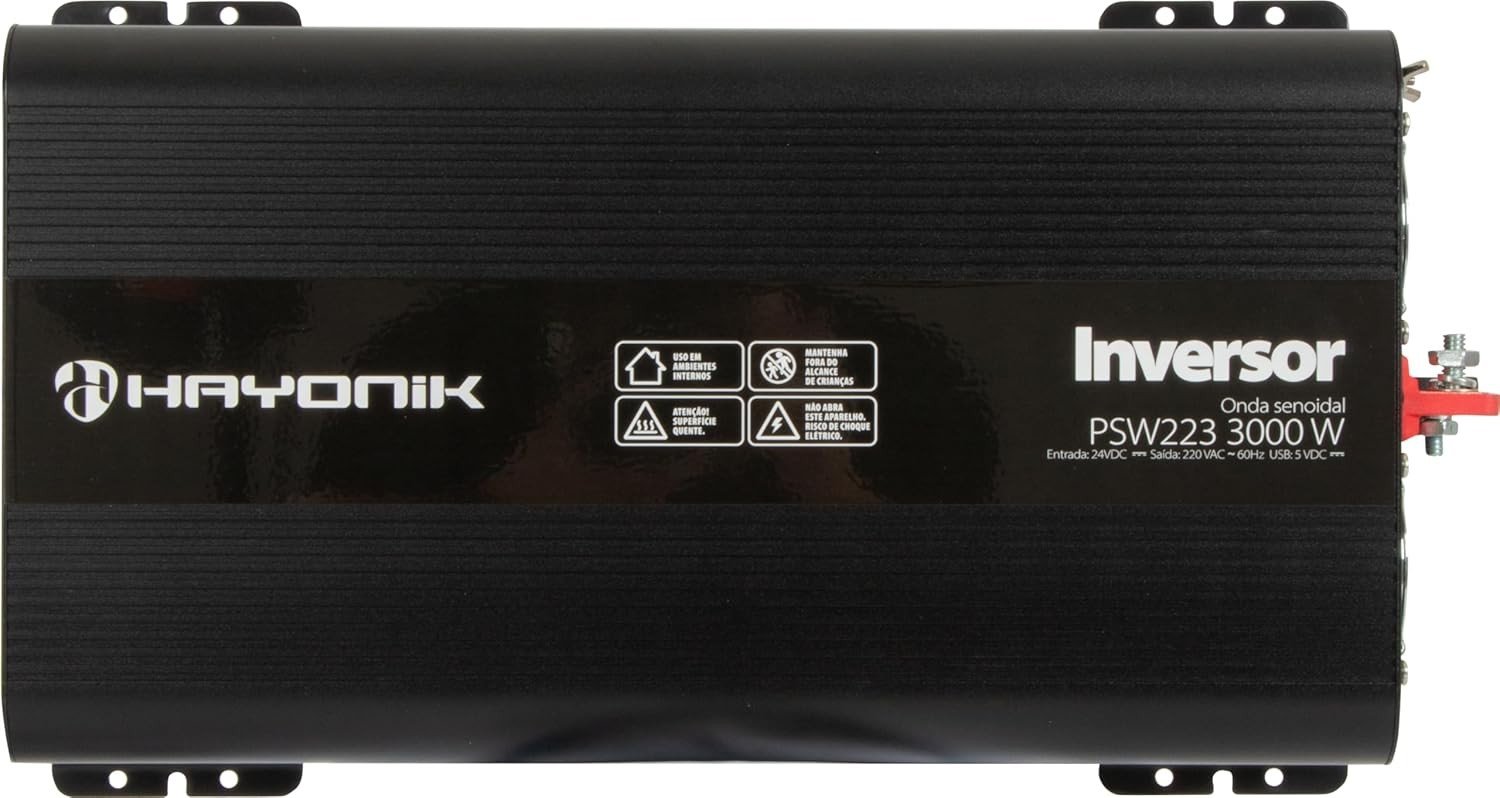 Inversor Off-Grid HAYONIK 3000W Onda Senoidal Pura - Energia Confiável para Seu Projeto