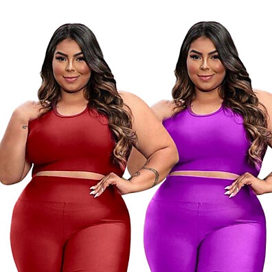 Top Plus Size Academia: Kit 2 Reforçado e Confortável