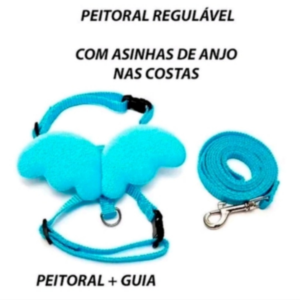 Coleira Gato Seguro: Peitoral Ajustável com Guia Confortável