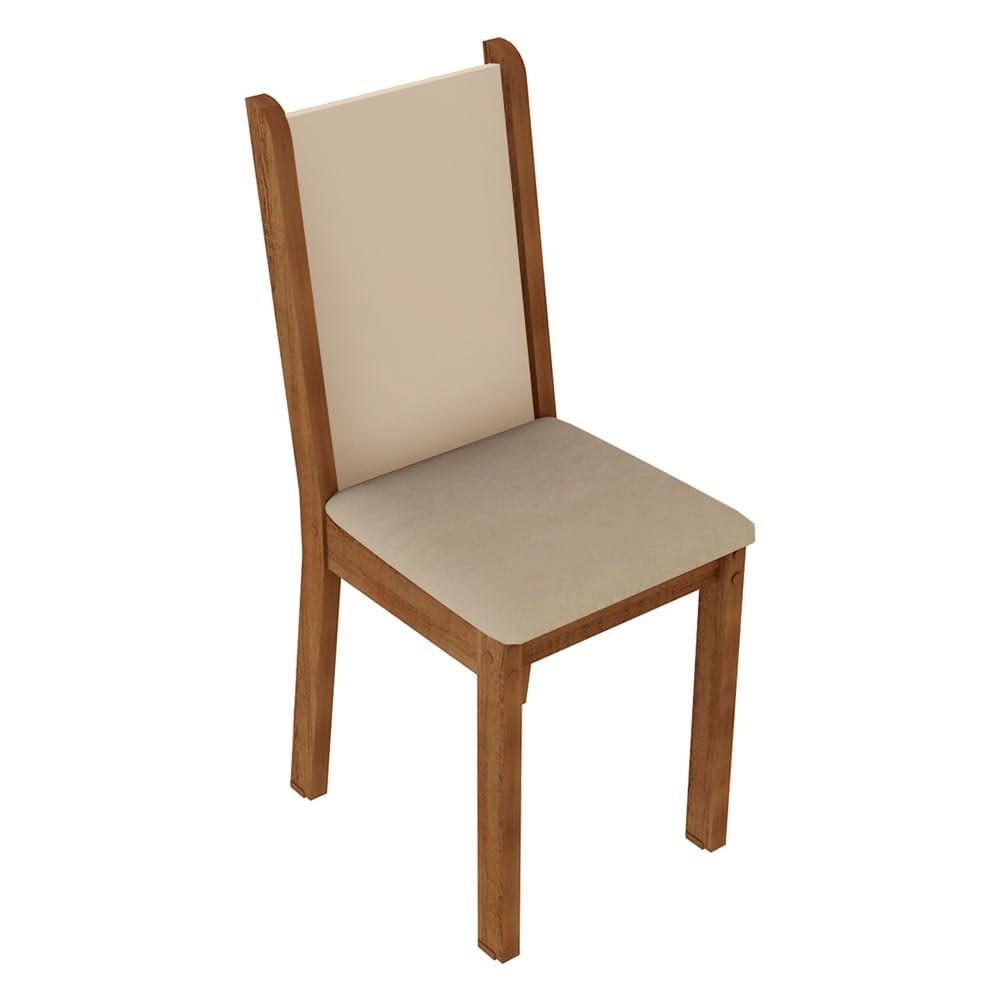 Kit com 4 Cadeiras de Jantar Rustic Madesa - Design Moderno e Conforto Duradouro