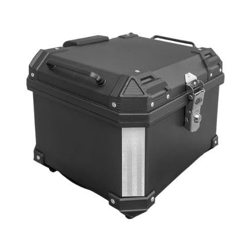 Baú Traseiro Moto Top Case 42L Preto: Conforto, Segurança e Espaço para Suas Viagens
