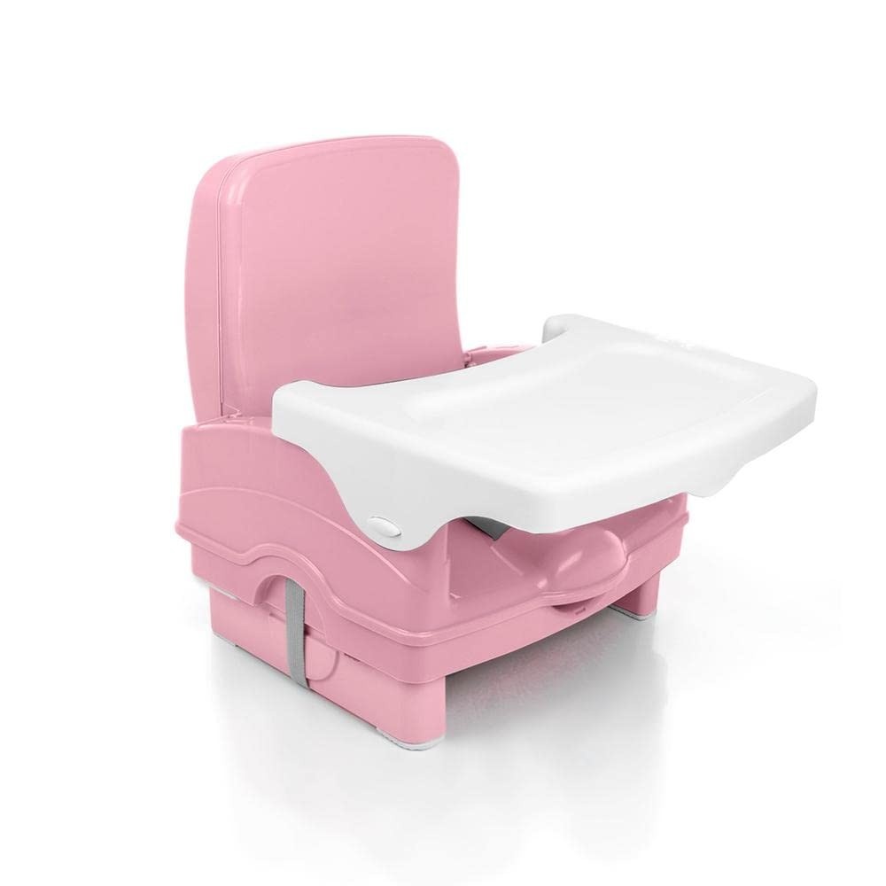 Cadeira de Refeição Infantil Portátil Cake Rosa - Segurança e Conforto para seu Bebê