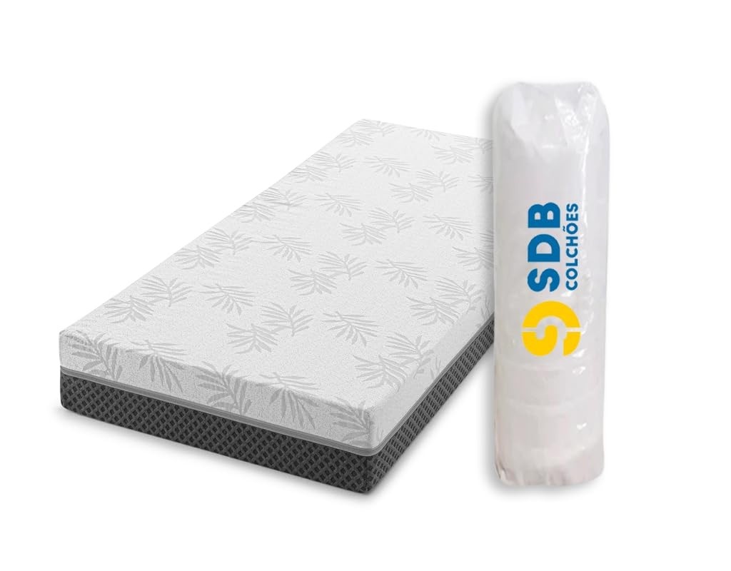 Colchão Solteiro de Molas Ensacadas 88x188x20cm com Espuma D33 | Conforto Sueco e Sustentabilidade