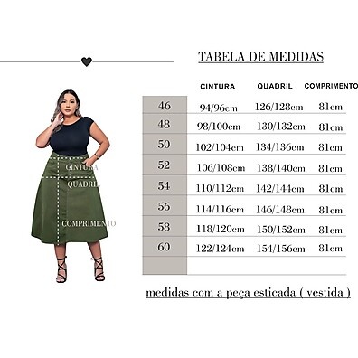 Saia Midi Evasê Plus Size: Cores & Conforto!