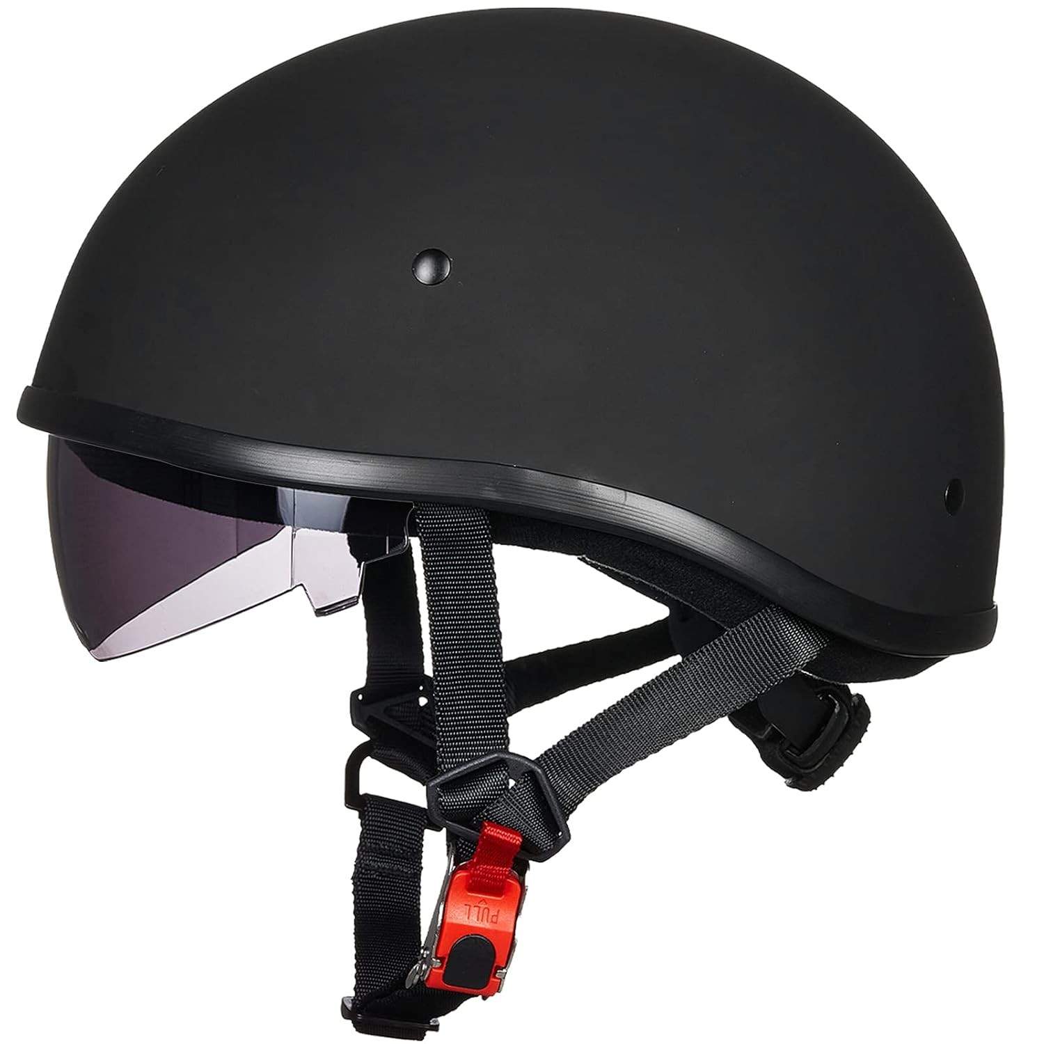 Capacete ILM Meio Moto Harley DOT Aprovado - Proteção Solar e Conforto para Cruiser e Scooter