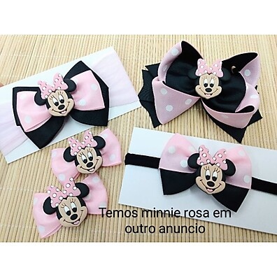 Laço Minnie Vermelho: Charme e Conforto!