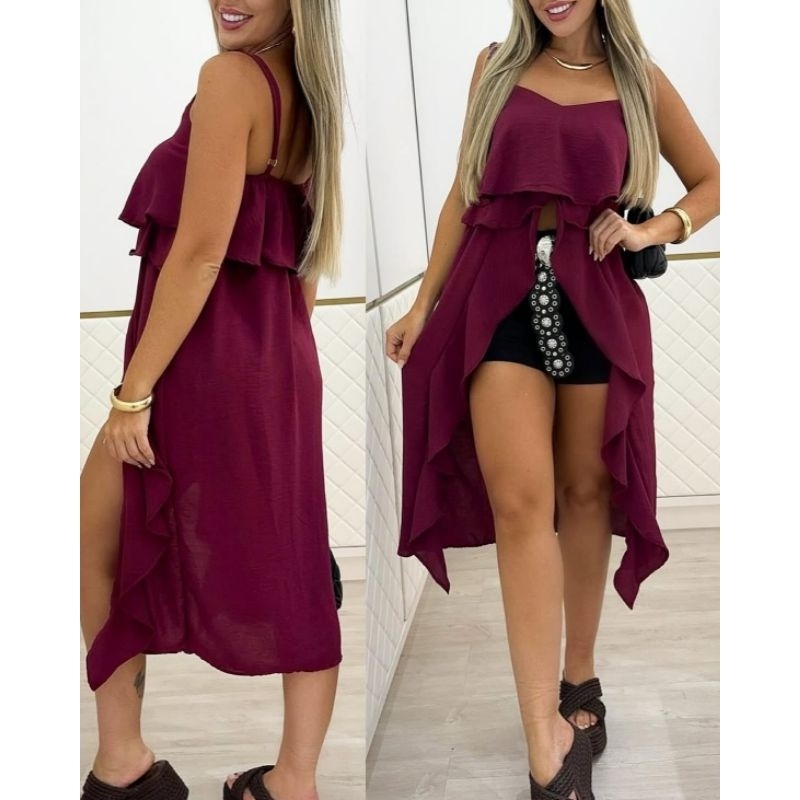 Bata Túnica Boho Chic Feminina 2025 – Elegância e Conforto