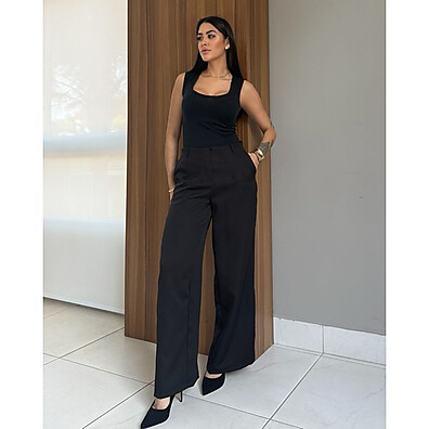 Pantalona Alfaiataria: Elegância e Conforto ✨