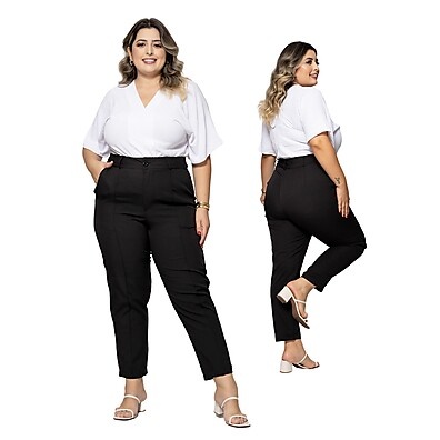 Calça Plus Size Alfaiataria: Elegância e Conforto