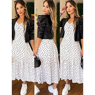 Vestido Longo Crepinho: Elegância e Conforto ✨