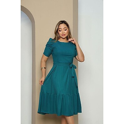 Vestido Midi Evangélico: Elegância e Conforto!