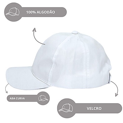 Boné Branco Liso Silk: Estilo e Conforto!