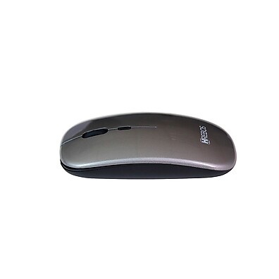Mouse Sem Fio Recarregável Prateado – Liberdade e Conforto