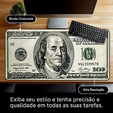 Mouse Pad Gamer Grande: Precisão e Conforto!