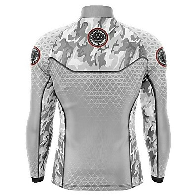 Camisa de Pesca UV50 Cammo White: Proteção e Conforto
