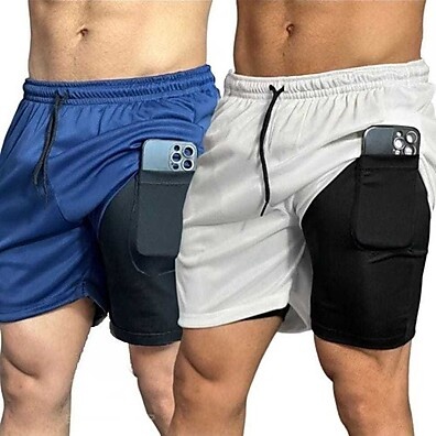 Shorts 2 em 1 Masculino: Treino e Conforto!