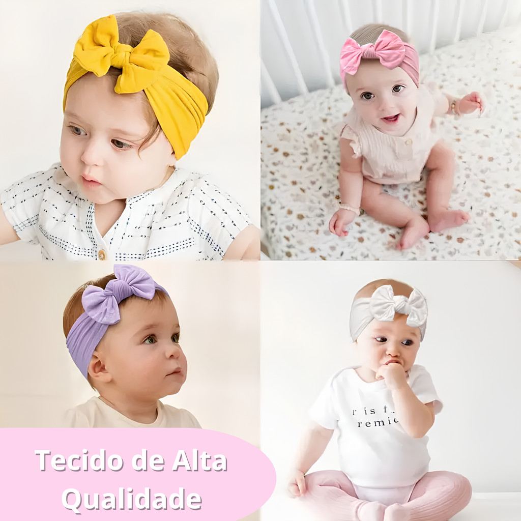 Turbantes Bebê: Estilo & Conforto!