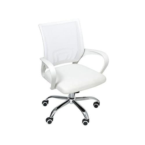 Cadeira de Escritório Ergonômica Begonia em Tela Mesh Branca - Conforto e Estilo para Home Office