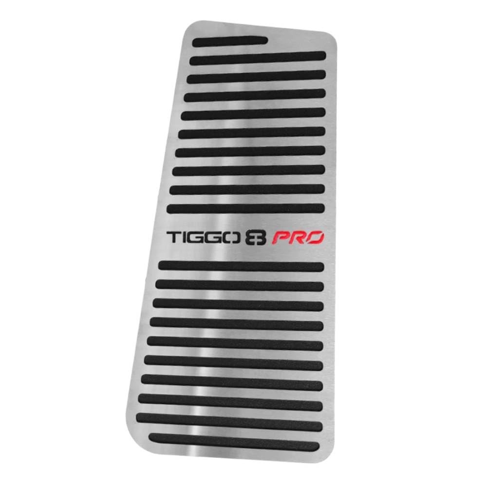 Descanso de Pé Premium em Aço Inox para Tiggo 8 Pro - Conforto e Estilo Inigualáveis