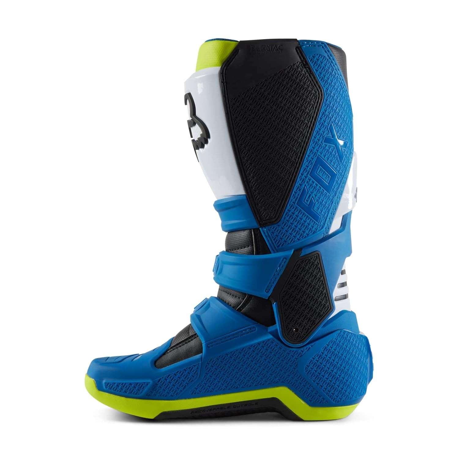 Botas Fox Racing Motion Motocross: Conforto e Controle para Sua Pilotagem | Azul/Amarelo