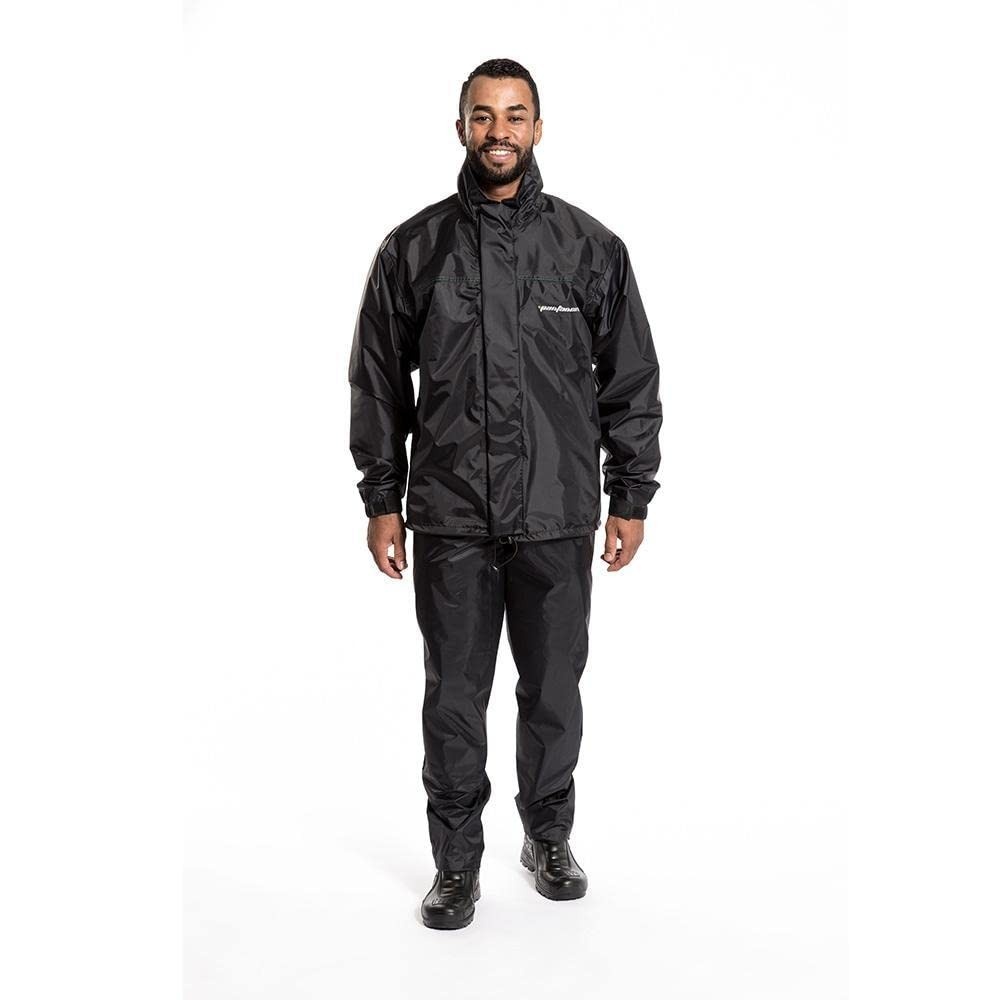 Conjunto Impermeável Nylon Luxo Pantaneiro EXG Preto: Proteção e Conforto para Qualquer Clima