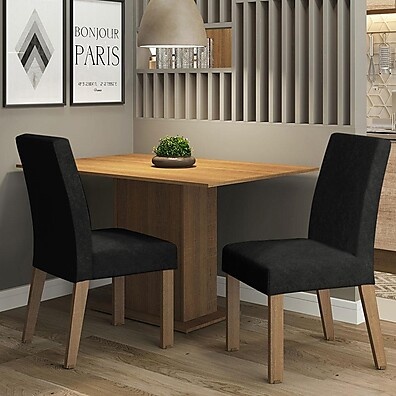 Conj. Mesa Jantar 2 Cadeiras Rustic Madesa
