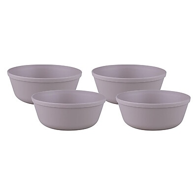 Conjunto 4 Bowls 450ml São Bernardo Cinza – Prático e Elegante