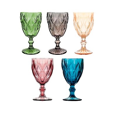 Conjunto 6 Taças para Vinho Diamond 245ml: Elegância na Mesa