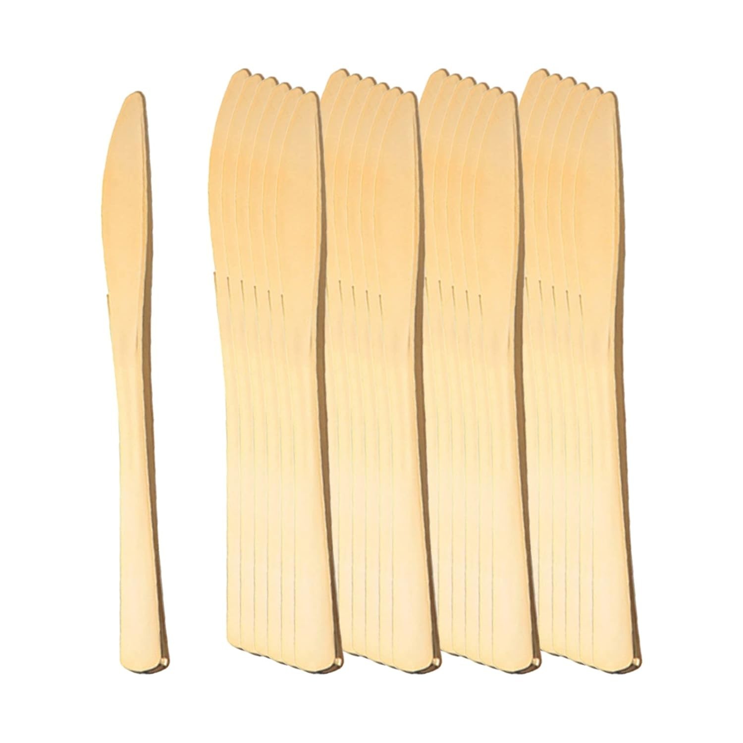 Conjunto de Utensílios Jantar Minimalista Descartáveis 25 Peças - Ideal para Festas e Eventos