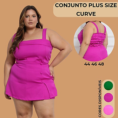 Conjunto Alfaiataria Plus Size Feminino G1: Elegância e Conforto