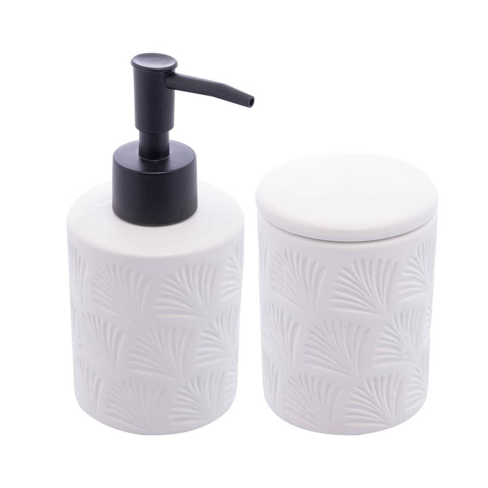 Conjunto Banheiro Wolff Leaf: Elegância em Cerâmica