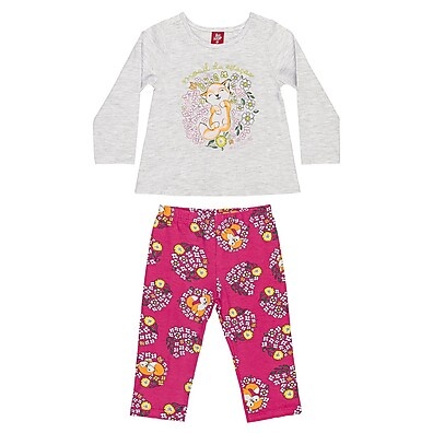 Conjunto Bebê Raposa Glitter: Conforto e Estilo!