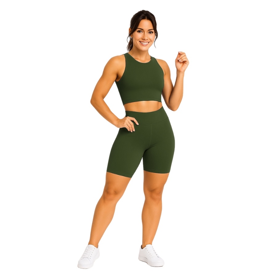 Conjunto Bermuda Blackout: Domine Seus Treinos Com Estilo