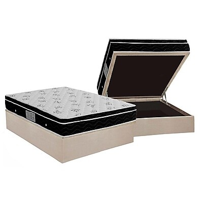 Conjunto Box Baú Casal Ortobom + Costa Rica: Conforto e Qualidade