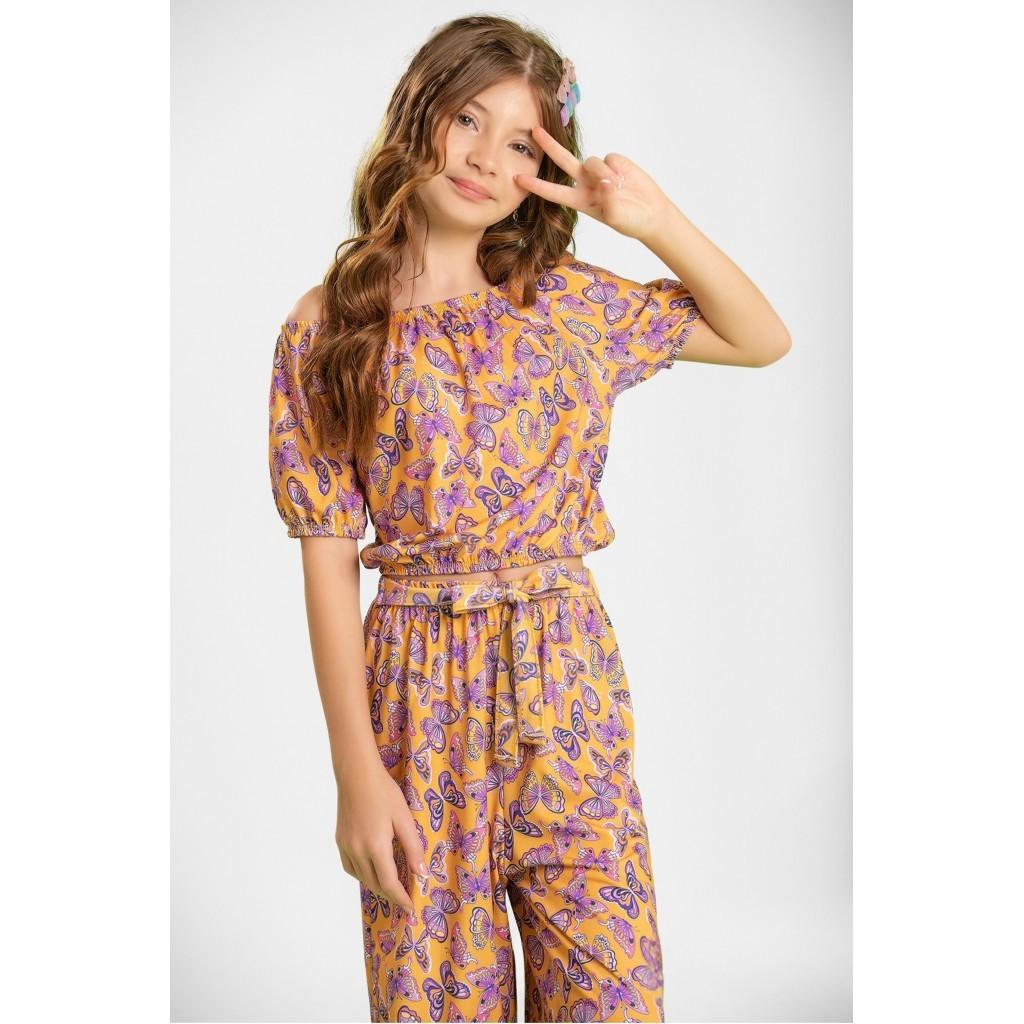 Conjunto Ciganinha Borboleta: Estilo e Conforto!