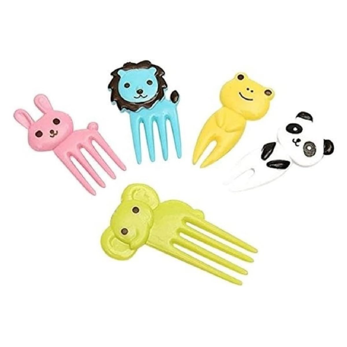 Garfinhos Lúdicos com Tema Animal para Crianças - Conjunto de 10 Peças Coloridas