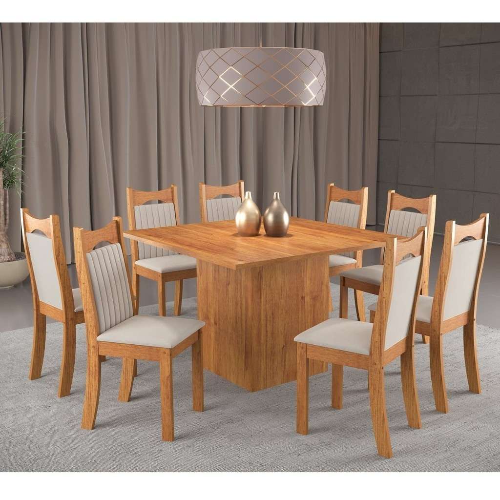 Conjunto de Jantar Panama: 8 Cadeiras + Mesa!