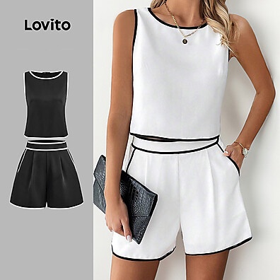 Conjunto de Shorts e Top Lovito: Elegância e Conforto