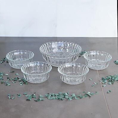 Conjunto de Sobremesa Lyor Angel: Elegância em Vidro