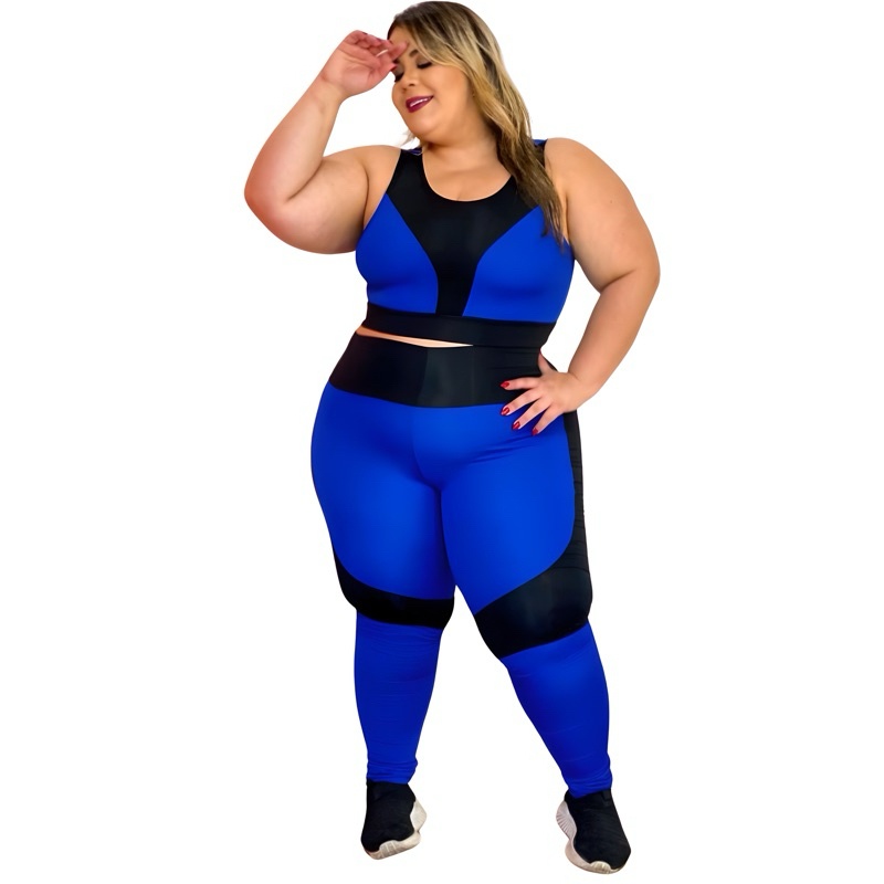Conjunto Fitness Plus Size: Conforto e Estilo!