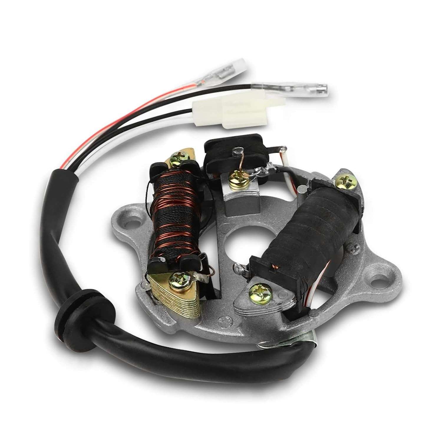 Conjunto Estator Ignição Magnética FLYPIG para Yamaha PY50 PW50 Y-Zinger Peewee50 QT50 (1981-2014)