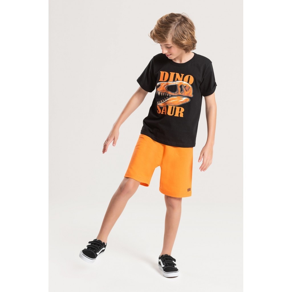 Conjunto Infantil Dino: Aventura e Estilo!