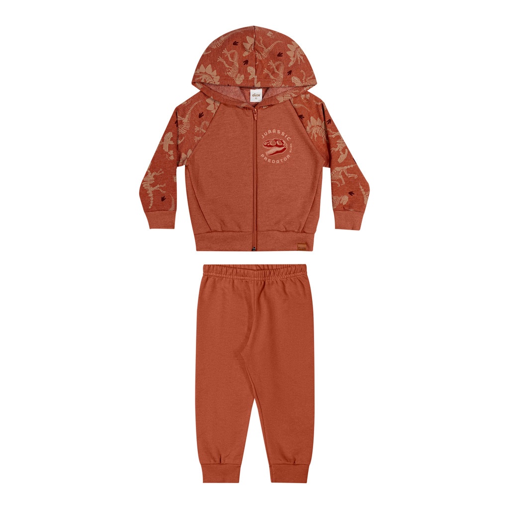 Conjunto Infantil Dino Elian: Aventura e Conforto!