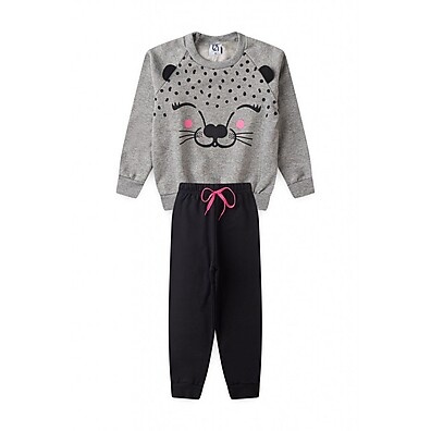 Conjunto Infantil Leoa Charmosa: Estilo e Conforto!