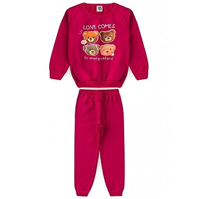 Conjunto Infantil Love Comes: Conforto e Estilo!