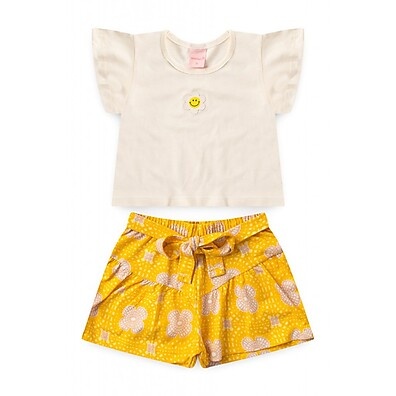 Conjunto Infantil Margarida: Estilo e Conforto!