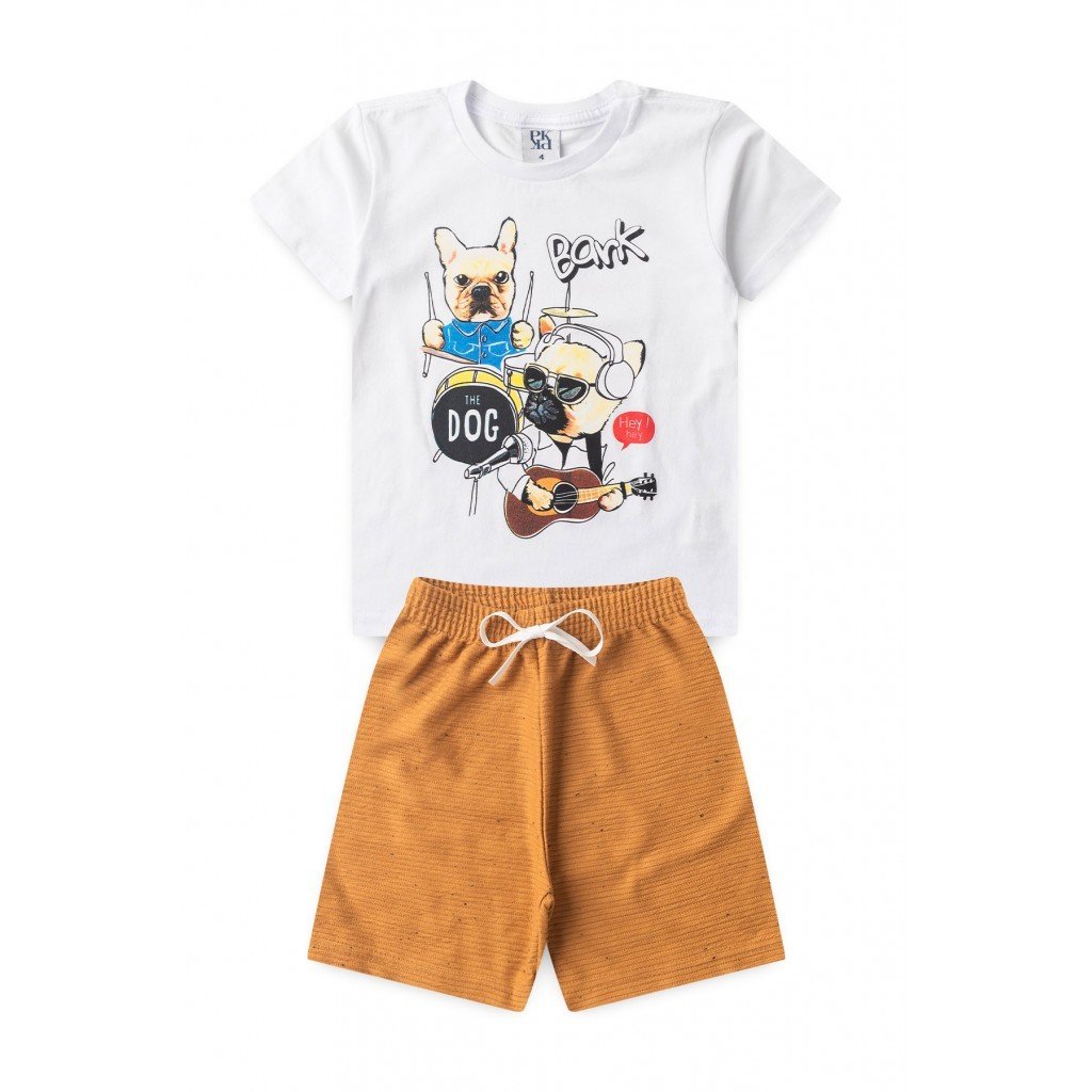 Conjunto Infantil Masculino Bark: Estilo e Conforto!